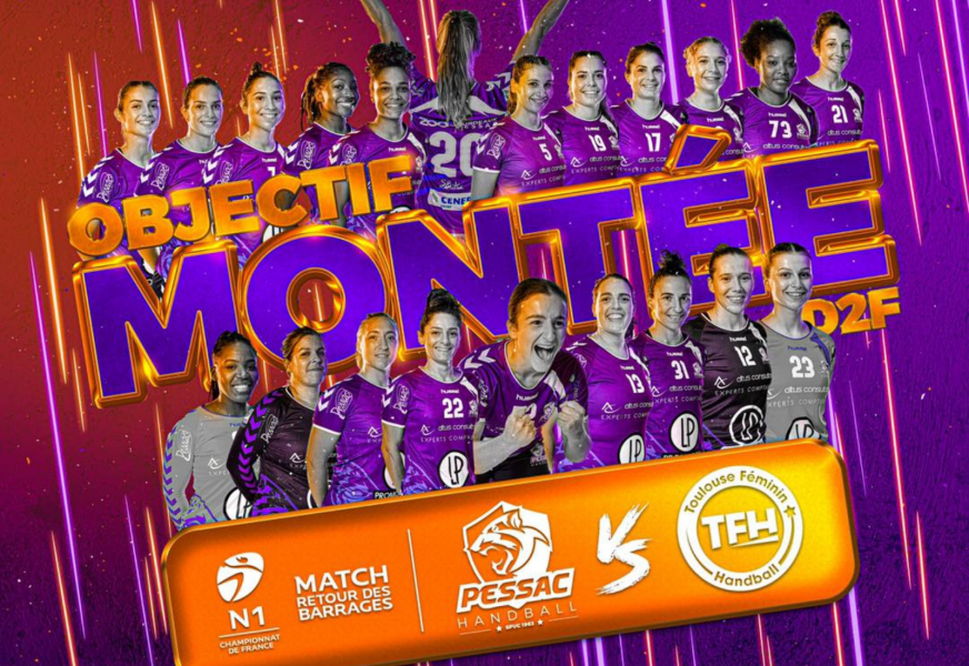 Barrage retour : SPUC - Toulouse Féminin Handball