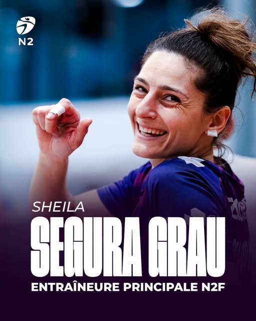 Sheila SEGURA GRAU nommée entraineuse principale de l'équipe N2F 🤩