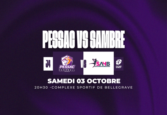 Nos violettes reçoivent Sambre pour la 4eme journée de championnat le samedi 03 Octobre ! 💜