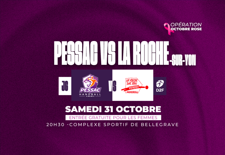 Opération Octobre Rose face à la Roche-sur-Yon le 31 octobre ! 🎀🎃💜